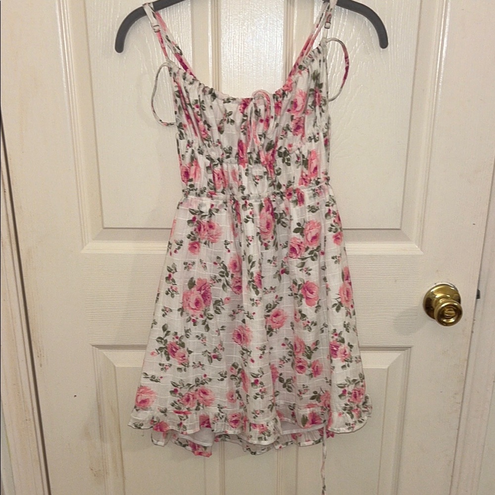 Lucy in the Sky Floral Backless Dress